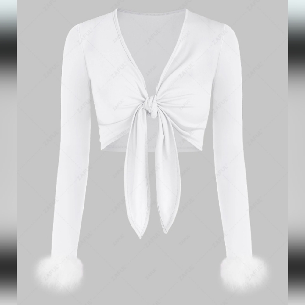 FLIRTY & SEXY COVER-UP w/Feathery Wrists ONLY $15!
